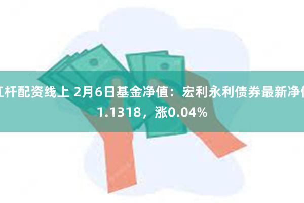 杠杆配资线上 2月6日基金净值：宏利永利债券最新净值1.1318，涨0.04%